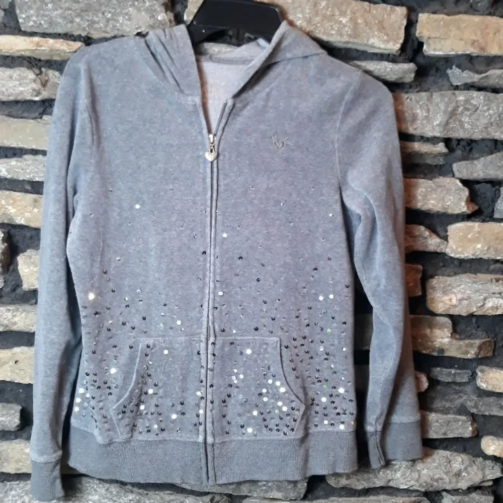 Bundle of 3 Justice zip up hoodie and sweater